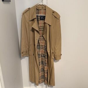 Burberry Tan Trench Coat